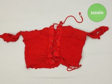 czerwony top stradivarius: New Yorker, Top damski, rozmiar XS — 2