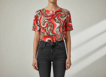 bluzki asymetryczna: Bluzka damska, rozmiar One size — 5