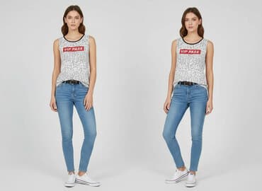 koszulka polo damska hm: House, T-shirt damski, rozmiar S — 6