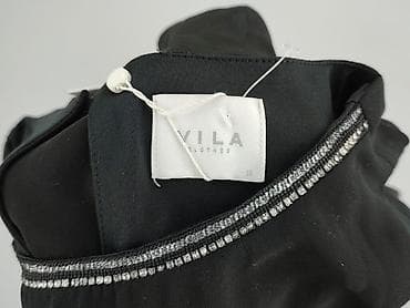 sukienka czarna basic: Vila, Sukienka damska, rozmiar M — 4