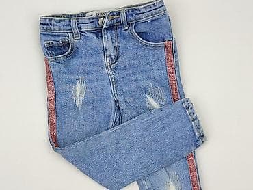 Spodnie jeansowe, DenimCo, 4-5 lat, 110, stan - Bardzo dobry