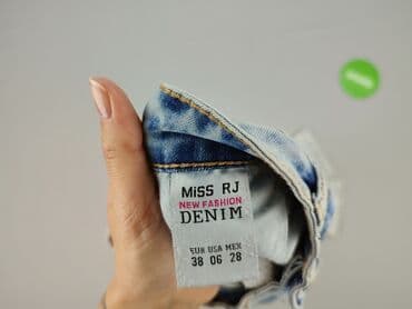 czarne spodnie damskie stradivarius: Miss RJ, Jeansy damskie, rozmiar M — 5