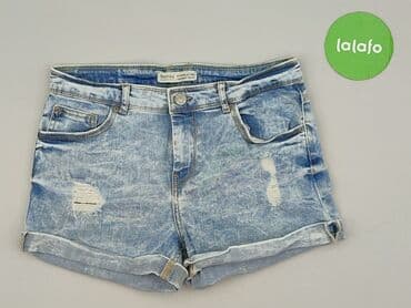 jeansy mom fit z dziurami bershka: Bershka, Szorty damskie, rozmiar S — 2