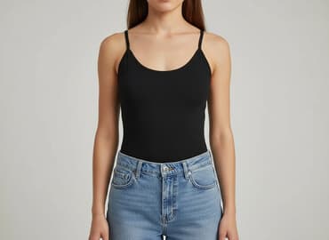 body czarne damskie zara: Body damskie, rozmiar S — 5