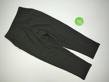 dzwony czarne: Spodnie materiałowe damskie, rozmiar L — 3