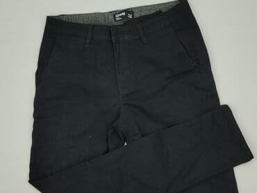 sinsay czarne spodnie z wysokim stanem: Sinsay, Chinosy dla mężczyzn — 1