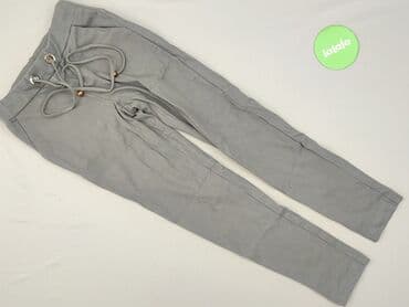 Women's Clothing: Material trousers for women, size S (EU 36) — 2