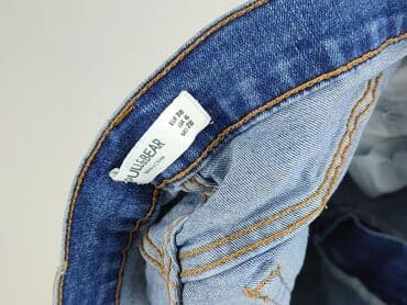 spodenki jeansowe z wysokim stanem pull and bear: PULL&BEAR, Szorty damskie, rozmiar M — 4