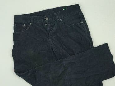 Benetton, Material trousers for women, L
