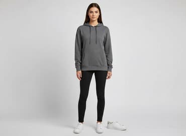 c a bluzy: Tessentials, Кофта з каптуром жіноча, розмір S — 1