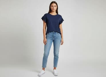 koszulka real madryt junior: Janina, T-shirt damski, rozmiar L — 6