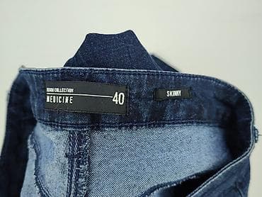 trampki biale h: Denim Collection, Jeansy damskie, rozmiar L — 4