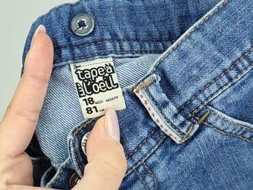 modne jeansy: Denim pants, 12-18 months, condition - Perfect — 4