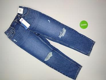 buty sagan botki: Sinsay, Jeansy damskie, rozmiar M — 2