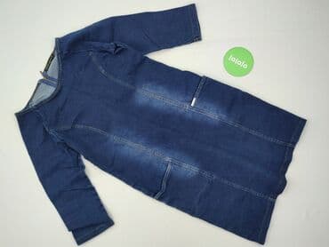 modna kiecka sukienka jeansowa: Sukienka damska, rozmiar XL — 2