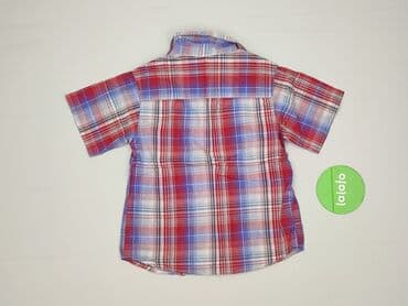 zara koszula z bambusem: Shirt 4-5 years, condition - Perfect, pattern - Cell, color - Red — 3