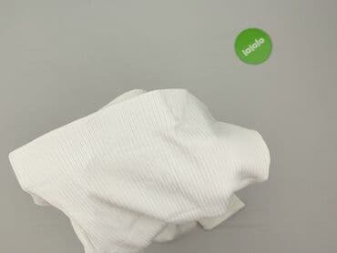 bluzki prążkowane białe: Stradivarius, Top damski, rozmiar S — 5