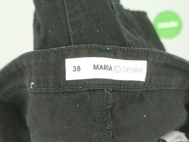 krótkie czarne skórzane spodenki: Szorty damskie, rozmiar M — 5