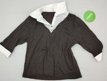 bluzki koszulowe czarne: Bluzka damska, rozmiar 4XL — 2