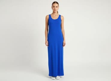 sukienki maxi na wesele niebieska: Sukienka damska, rozmiar S — 6