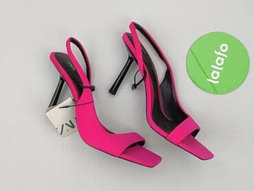 enplus buty mokasyny: Zara, Sandały damskie, 37 — 2