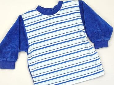 pięć lat w paski bluza w paski swiat: Sweatshirt, 9-12 months, condition - Good — 1