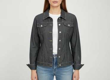 custom kurtki: Kurtka jeansowa damska, rozmiar M — 1