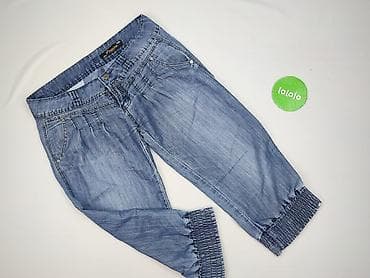 dżinsy culottes: Spodnie 3/4 damskie, rozmiar XL — 2