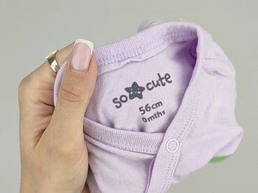 f f ubranka dla niemowląt: Body, So cute, 0-1 month, 
condition - Very good — 5