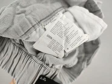 spodnie marszczone w pasie: Denim, Spodnie materiałowe damskie, XS — 5