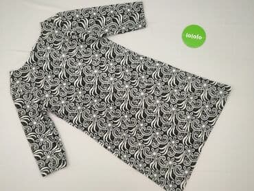 czarna sukienka z rozszerzanymi rękawami: Women`s dress, size S — 4