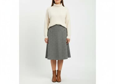 spódnice midi plisowane czarne: Olsen, Spódnica damska, XL — 6