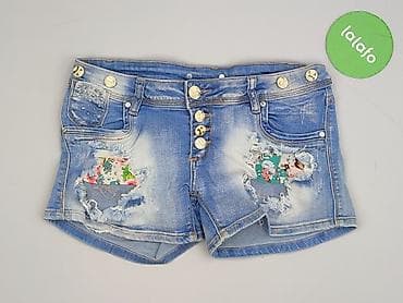 jeansy drip: Szorty damskie, rozmiar L — 2