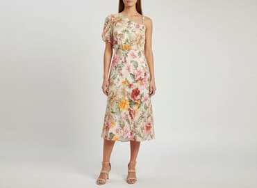 sukienki na wesele z plisowanym dołem: Sukienka damska, rozmiar S — 1