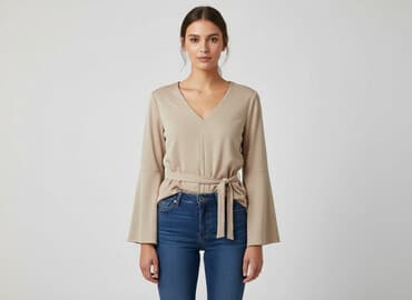 koszula damska z paskiem: Gina Tricot, Bluzka damska, rozmiar M — 1