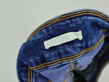 biale szerokie jeansy: Terranova, Jeansy damskie, rozmiar S — 4