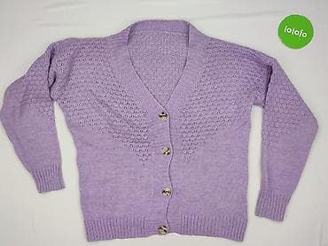 sweter w serca h: Kardigan damski, rozmiar 4XL — 2