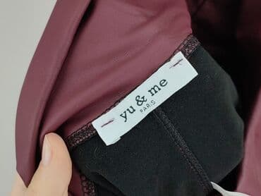 legginsy woskowane: Yu & Me, Legginsy Ze skóry ekologicznej damskie, rozmiar S — 4