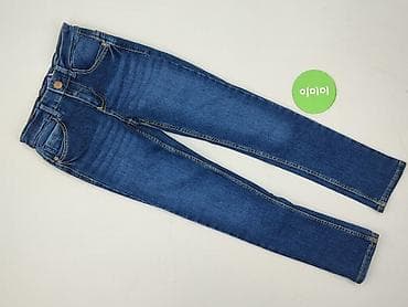 czapki 4f: Spodnie jeansowe, Okaidi, 9 lat, 128/134, stan - Idealny — 2