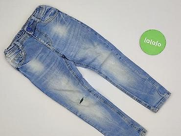jeansy trf: Spodnie jeansowe, F&F, 3-4 lat, 104, stan - Bardzo dobry — 2