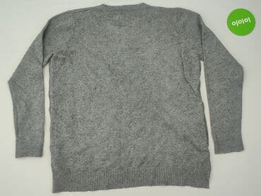 czarna sukienka i szary sweter: Sweter damski, rozmiar 3XL — 3