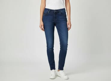 ciemne dżinsy damskie: Jeansy damskie, rozmiar S — 6