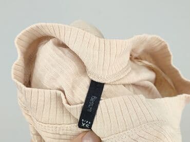 koszulka z prazkowanej dzianiny: T-shirt damski, rozmiar S — 4