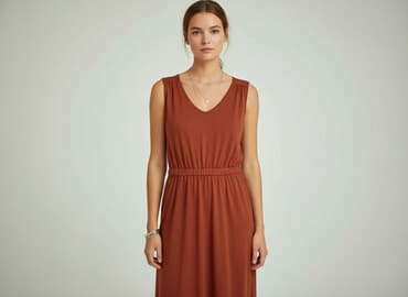 hm sukienka maxi: H&M Basic, Sukienka damska, rozmiar M — 6