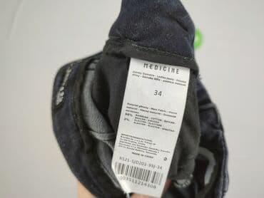 srebrne buty deichmann: Denim Collection, Jeansy damskie, XS — 5