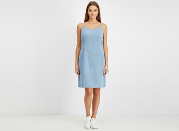 sukienka z denimu: Sukienka damska, rozmiar L — 7