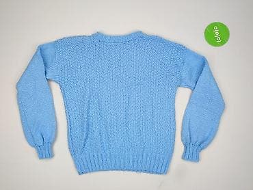 niebieski sweter damski: Sweter damski, rozmiar L — 3
