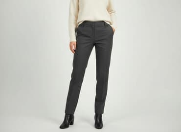 monnari czarne spodnie: Olsen, Spodnie materiałowe damskie, rozmiar M — 7