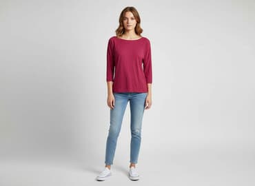 bershka bluzka z dekoltem: Bershka, Women's blouse, size M — 1