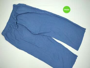 biale szerokie jeansy: Spodnie damskie, rozmiar 5XL — 3